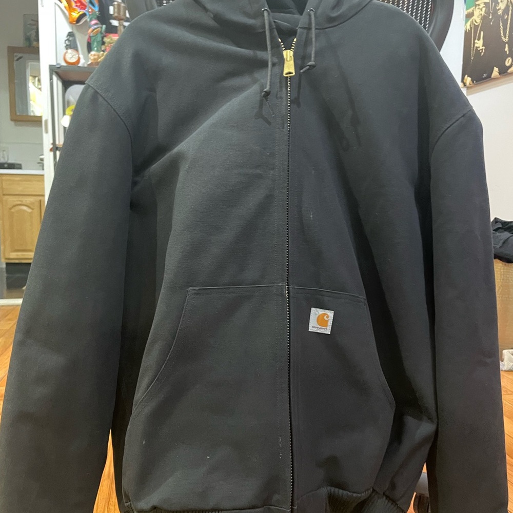 Carhartt Black Hooded Jacket